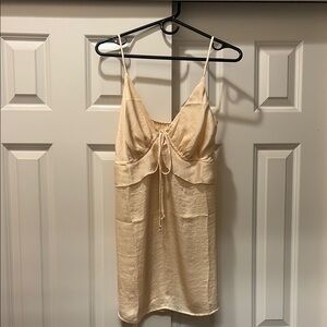 Everyday Ritual Isabelle Babydoll Dress In Abalone.